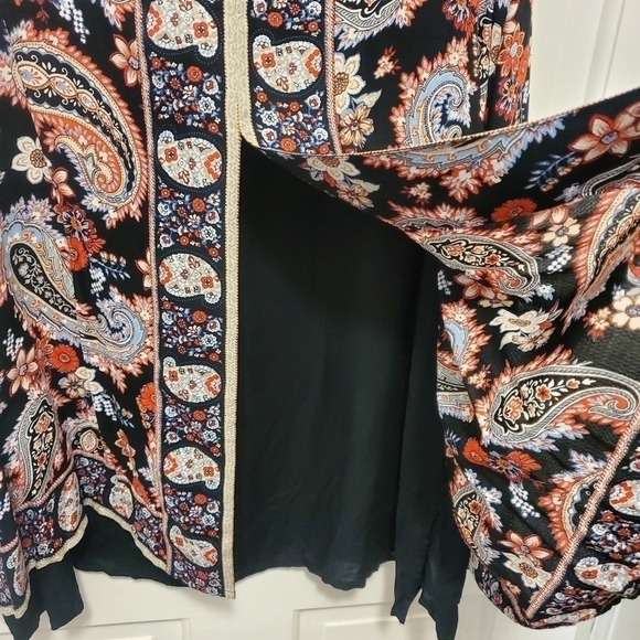 NWT J.Jill Paisley Print Double Layer Sleeveless Tunic/Dress Size XL - Picture 8 of 12